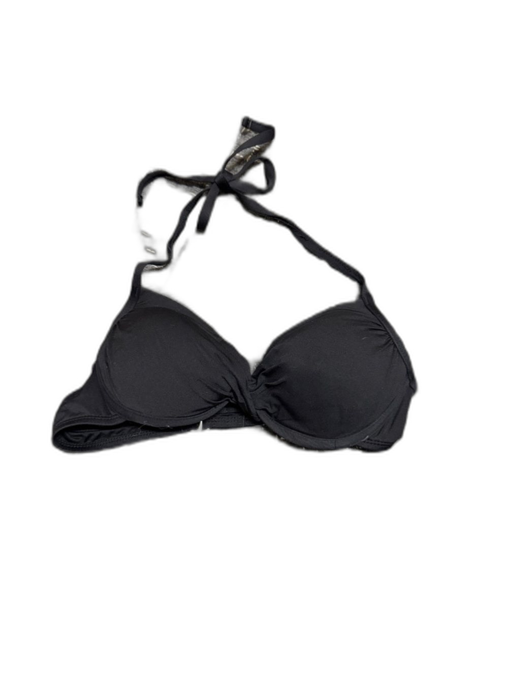 Black Halter Bikini Top - Classic Swim Bikini